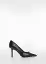 Zapatos Lora Negro Talla 41 Mujer Mango