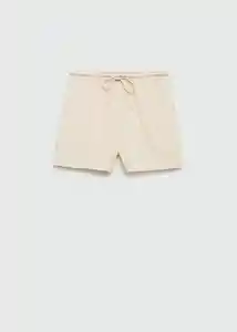 Short Lino Crudo Talla 22 Niñas Mango