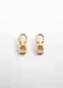 Pendientes Maca Oro Talla 99 Mujer Mango