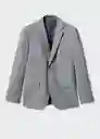 Blazer Americana Breda Gris Claro Vigoré Talla 52 Hombre Mango