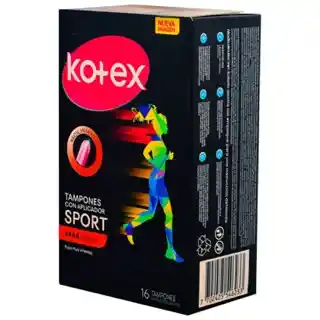 Kotex Tampones Sport Super con Aplicador