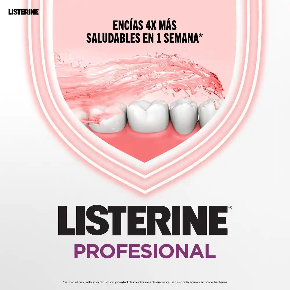 Enjuague Bucal LISTERINE Profesional​​ Experto En Encías 250mL