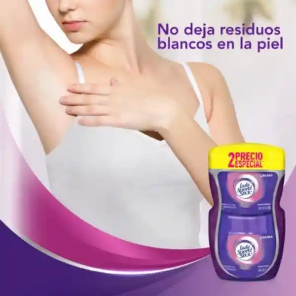 Desodorante Mujer Lady Speed Stick Pote 24/7 Talc 100 g x 2 Und