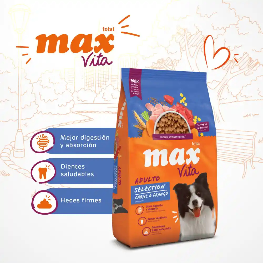 Max Vita Selection Carne & Frango *3kg