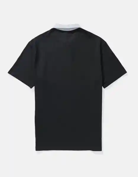 Camiseta Polo Hombre Negro Talla: SMALL 4189004 American Eagle