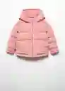 Abrigo Anorak Chiara Rosa Talla 07 Niña Mango