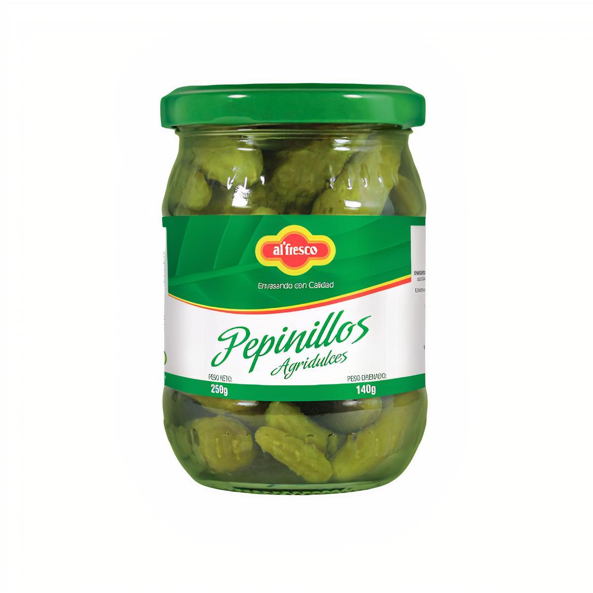 Al Fresco Pepinillos Agridulces 250 g