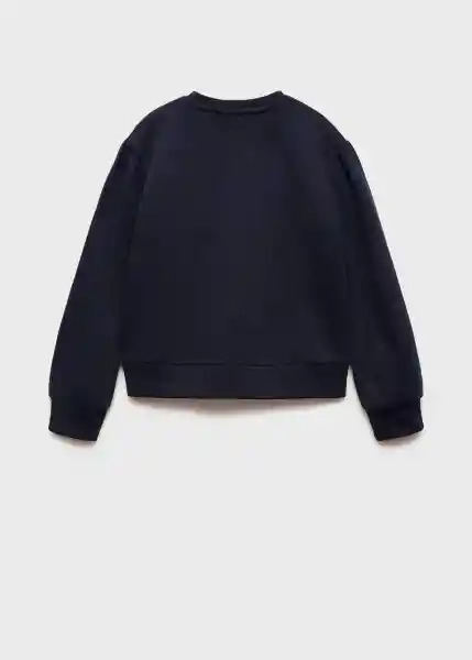 Buzo Sudadera Jardín Navy Talla 08 Niñas Mango