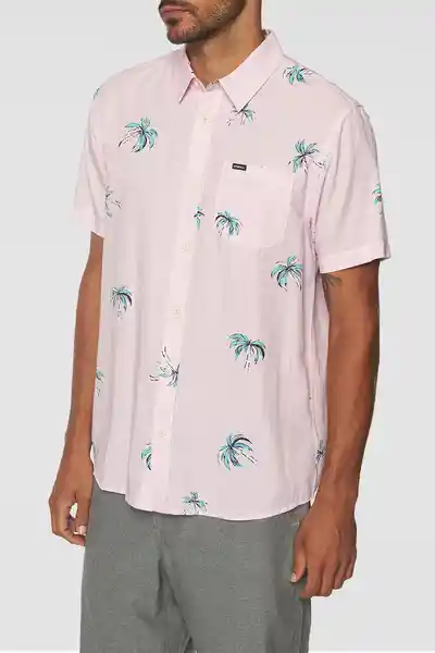 ONeill Camisa Tropo Palms am Rosado Talla M