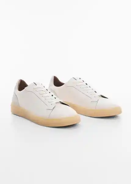 Zapatos Deportiva Metronew Blanco Talla 40 Hombre Mango