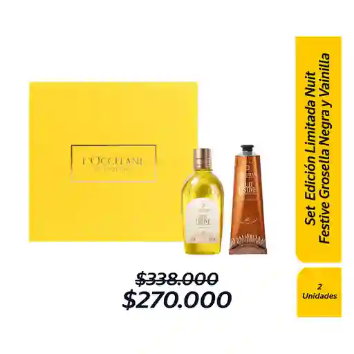 Combo Edición Limitada Nuit Festive Grosella Negra y Vainilla