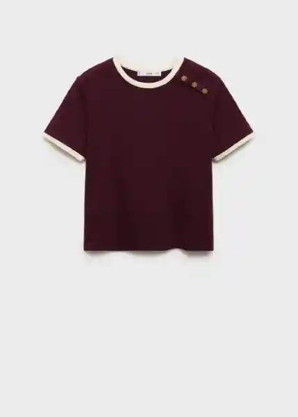 Camiseta Pirti Burdeos Talla L Mujer Mango