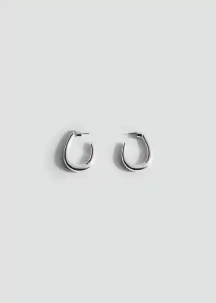 Pendientes Javila Plata Talla 99 Mujer Mango