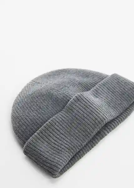 Gorra Small Gris Talla 99 Hombre Mango