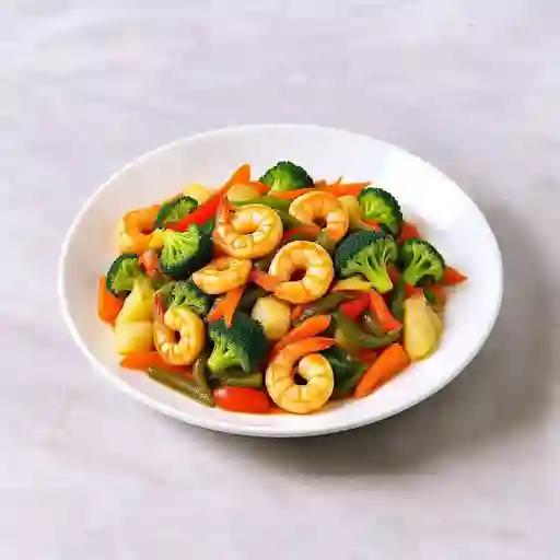 Chop Suey Con Camaron