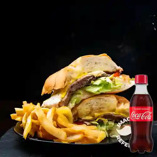 Combo Sándwich Lyon + Coca-Cola Sabor Original 250 ml