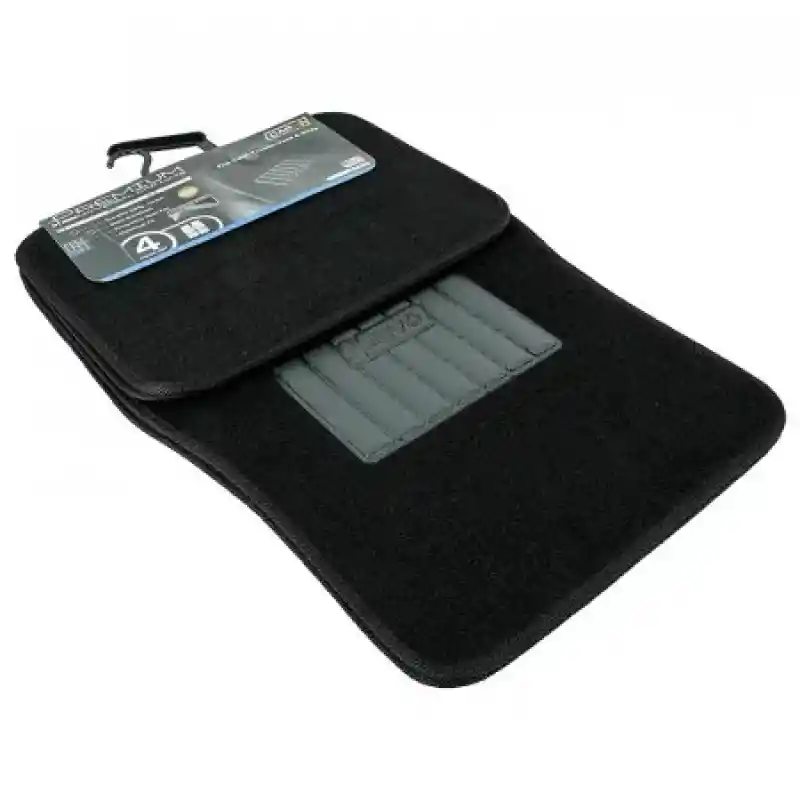 Universal Car Tapete Negro Para Auto Plush02