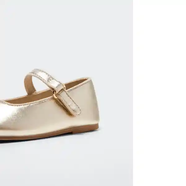 Zapato Mariagb Oro Talla 19 Niñas Mango