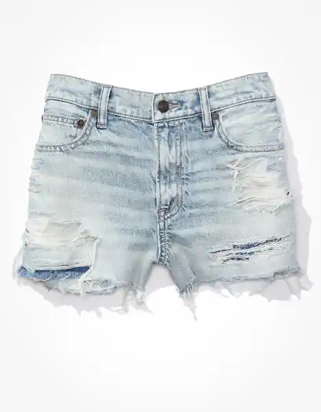 Short Mujer Azul Talla 2 400381622288 American Eagle