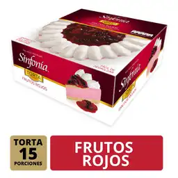 Crem Helado Sinfonía Torta Sabor Frutos Rojos