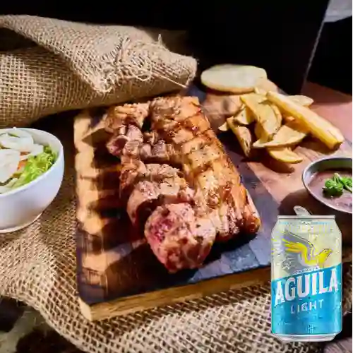 Combo Costichi de Cerdo Exquisito + Aguila Light 330ml