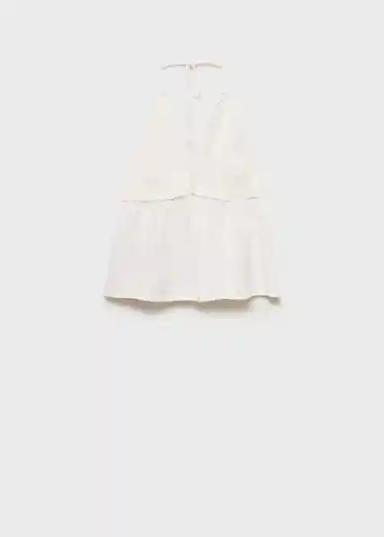 Top Meri2 Offwhite Talla 20 Teen Niñas Mango