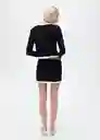 Cárdigan Peri Negro Talla S Mujer Mango