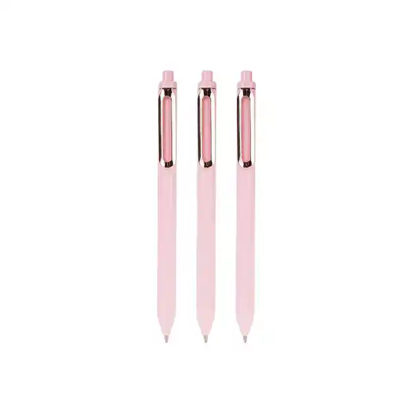 Set de Esfero Serie Rose Gold Miniso