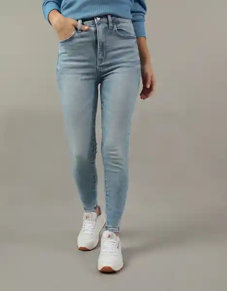 Jean Súper Hi-Rise Jegging Mujer Azul T: 8 LONG American Eagle