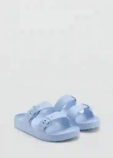 Chancla Paut Turquesa Talla 29 Niñas Mango