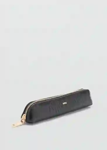 Estuche Leonor Negro Talla 99 Mujer Mango