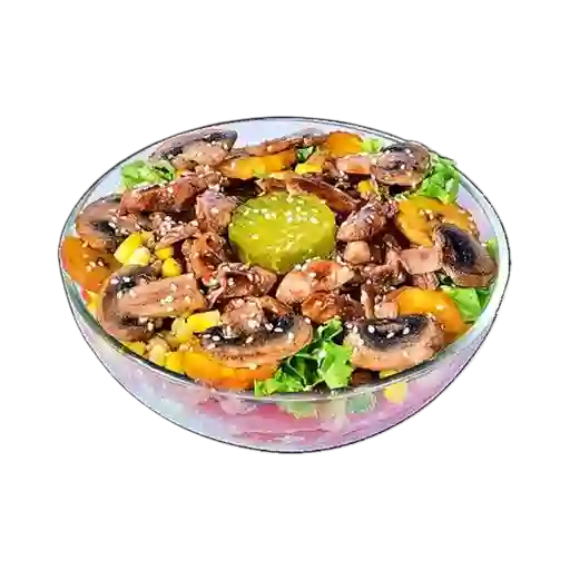 Ensalada Pollo Teriyaki