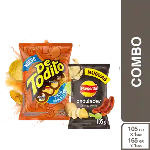 Combo Margarita Chorizo Limón + Detodito Pollo Parrillero