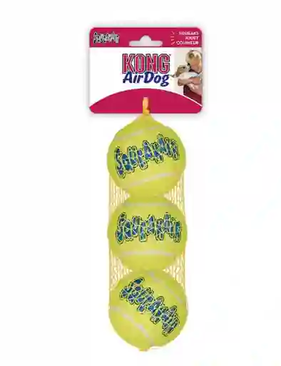 Kong Pelota Para Perro Squeak Air Dog Amarillo