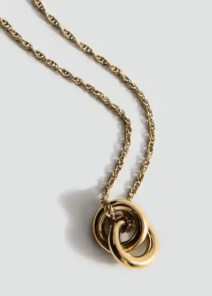 Collar Kioto Oro Talla 99 Mujer Mango