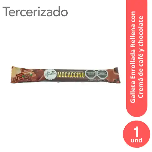 La Repostteria Galleta Con Crema Mocaccino y Chocolate