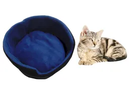 Cama Doble Faz Para Gatos Pequeña Azul Oscuro