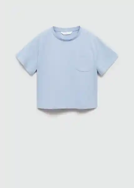 Camiseta Jimmy Celeste Talla 08 Niños Mango
