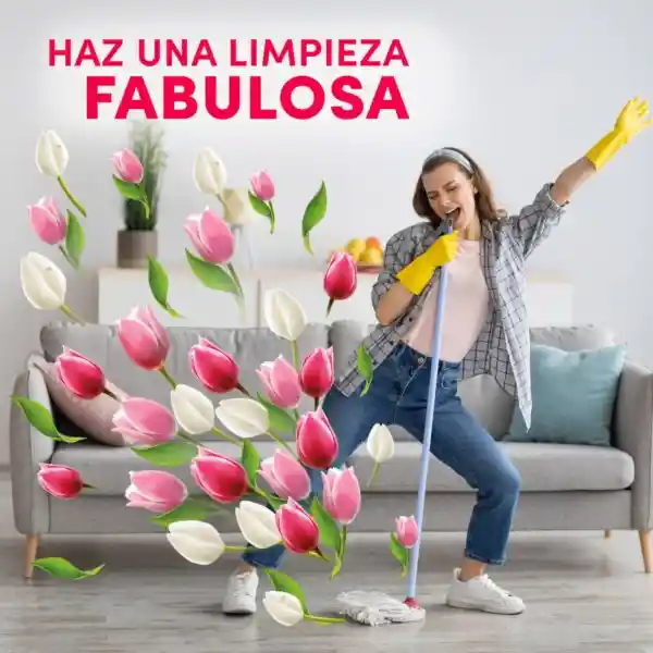 Limpia Pisos Fabuloso Frescura Antibacterial Floral 3 L