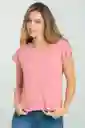 Camiseta Libby Color Rosado Oscuro Talla M Ragged