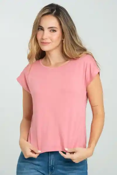 Camiseta Libby Color Rosado Oscuro Talla M Ragged