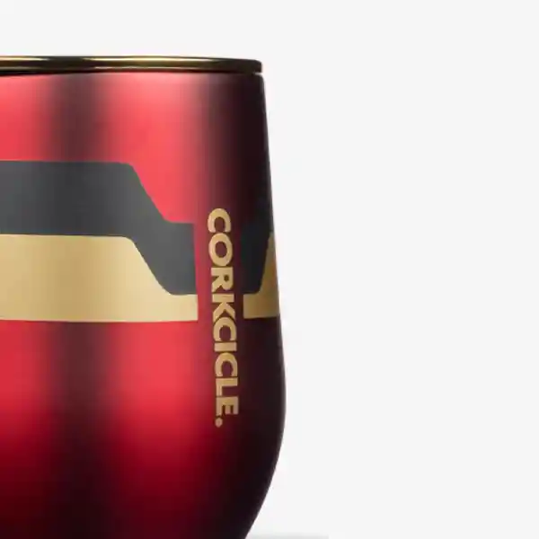 Corkcicle Vaso Stemless Iron Man