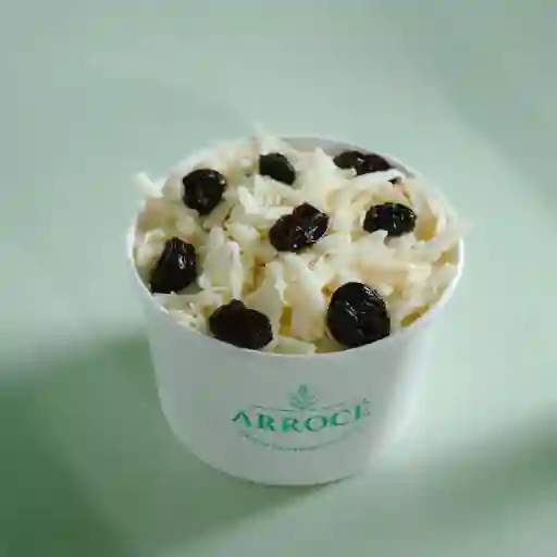 Arrocè uvas pasas y queso