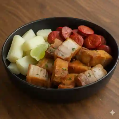 Tazon Chorizo Chicharron