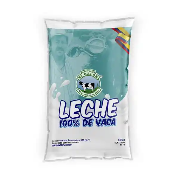 El Galán Leche Leche Semidescremada