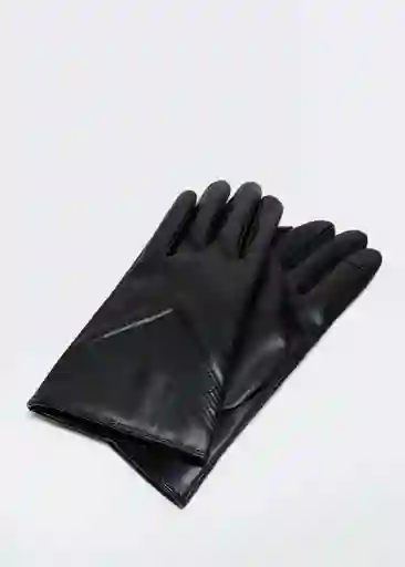 Guantes Tania Negro Talla M Mujer Mango