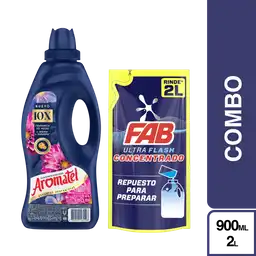 Combo Fab Detergente Ultraconcentrado + Aromatel Suavizante