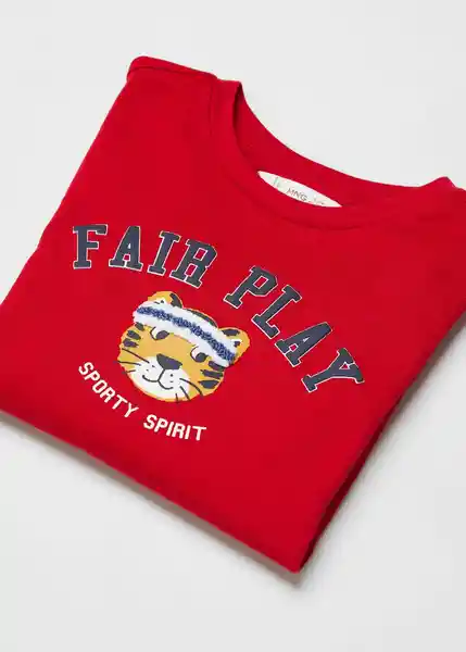 Camiseta Fairplay Rojo Talla 67 Niños Mango