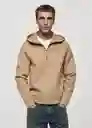 Sudadera Alludiah Beige Talla XXL Hombre Mango