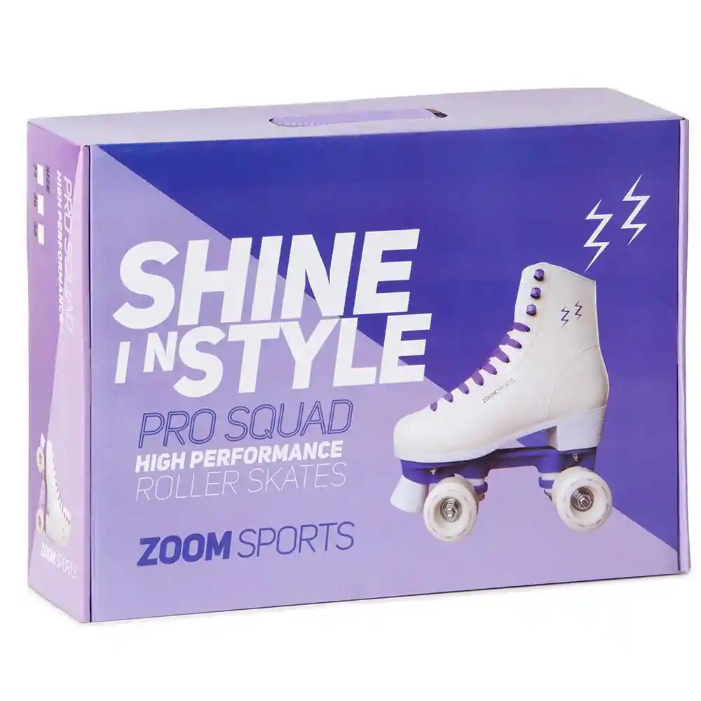 Zoom Patines Quad Pro Morado 34